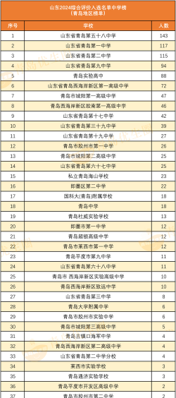 青岛综评学校有哪些