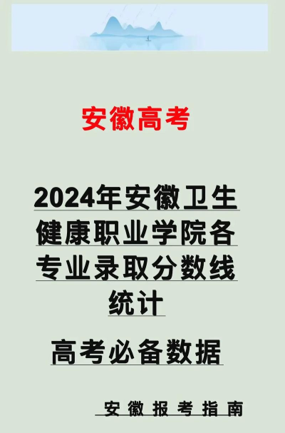 2024年安徽卫生健康职业学院在安徽录取分数线