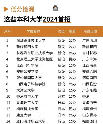 容易捡漏的二本院校