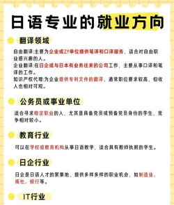 日语专业就业方向与就业前景怎么样