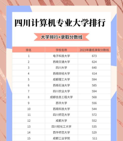 2024年四川排名前三的民办计算机学校名单