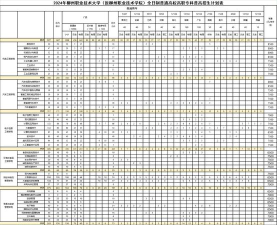 2024柳州职业技术大学各省录取分数线是多少