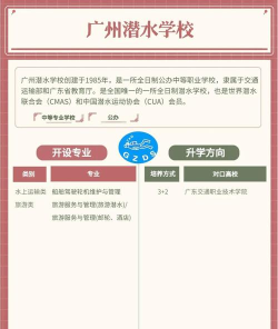 2024年广州潜水学校开设的专业有哪些