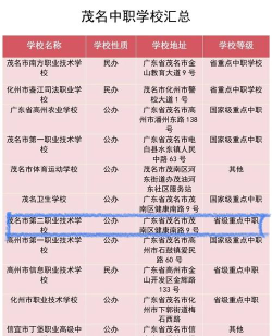 茂名第二职业技术学校2024年有哪些专业