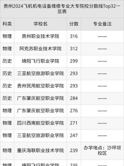 2024通用航空器维修专业最好的大学排名