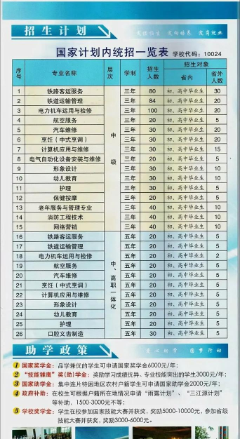 甘肃东方航空高铁学校2024年学费多少