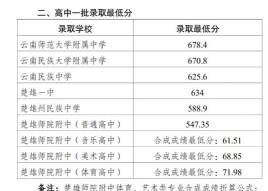 2024年楚雄中考200分左右可以上的中专