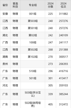 广东创新科技职业学院2024各省录取分数线及最低位次是多少