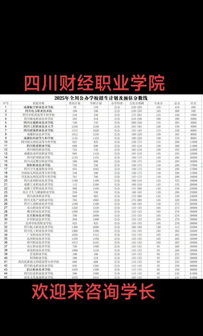 2025四川财经职业学院录取分数线是多少