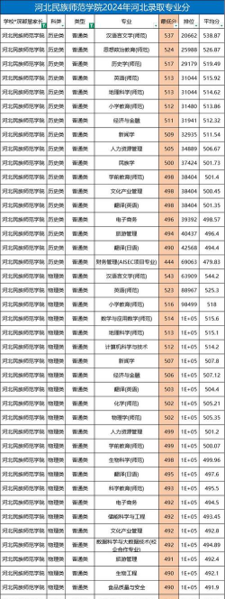 2025河北民族师范学院艺术类各省各专业录取分数线汇总