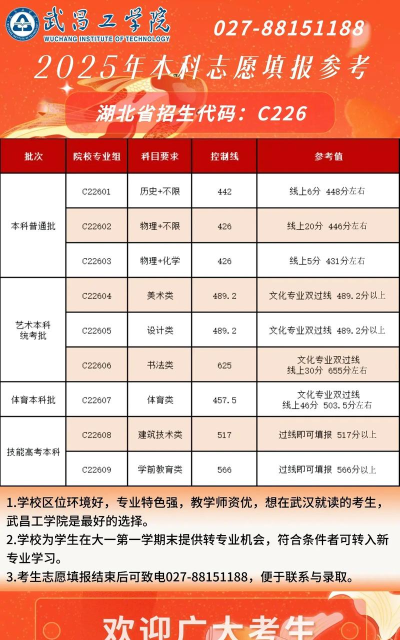 2025艺考多少分能上武昌工学院