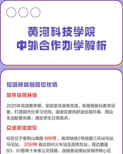 黄河科技学院中外合作办学项目有哪些