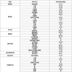 武汉音乐学院2025校考初试合格线公布