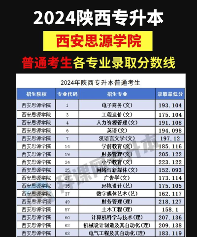 2024西安思源学院在浙江录取分数线