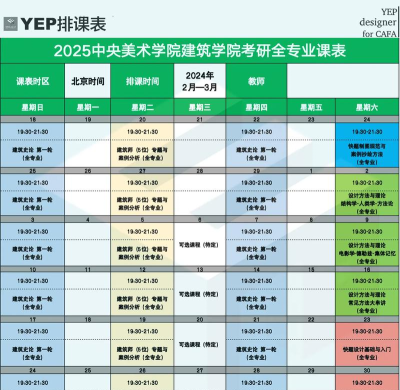 2024年建筑学专业要学哪些课程