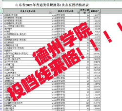 2025年德州学院在辽宁全部专业录取位次、分数线
