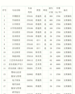 幼师专业专业学校排名