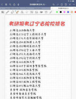 辽宁考生考研专业排名