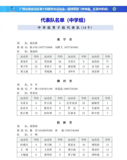 2024年广西篮球专业排名学校