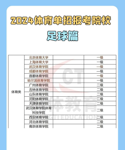 2024年青少年足球专业排名学校