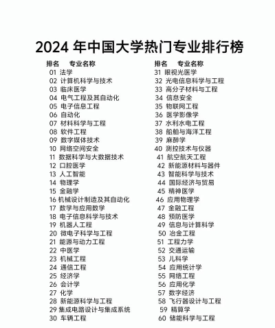 2024国内大学规划专业排名