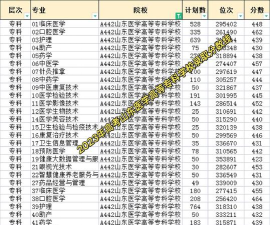 山东高考成绩多少分能报考江西医学高等专科学校？