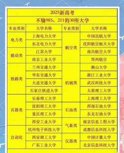2025年什么是高校优势专业排名