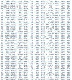 2024年山东录取位次专业排名