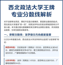 2024年西北政治王牌专业排名