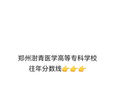 郑州澍青医学高等专科学校2024年在四川录取分数线、对应位次