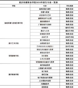 2024年重庆大专传媒专业排名