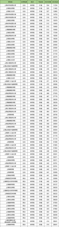 上海二本it专业排名