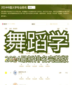 2024专业舞蹈种类排名榜单