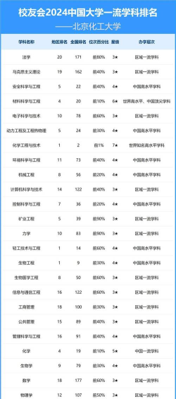 2024实用化工专业排名