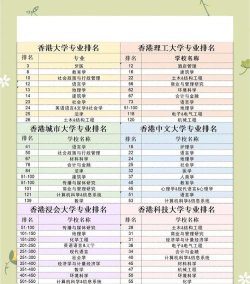 2024年港大热门商科专业排名