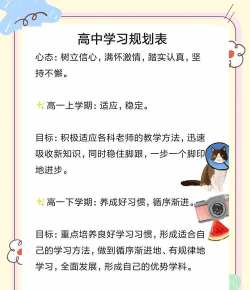 高中学霸是如何规划学习的