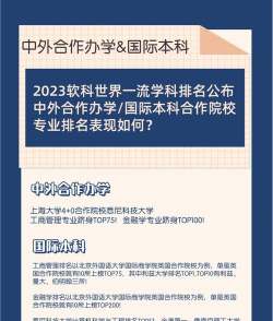 口碑好的中外合作办学专业有哪些 口碑好的中外合作办学专业有哪些