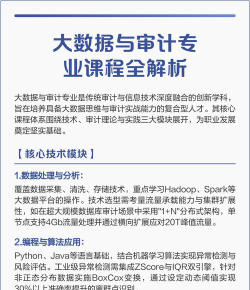 大数据与审计专业主要学什么 大数据与审计专业主要学什么