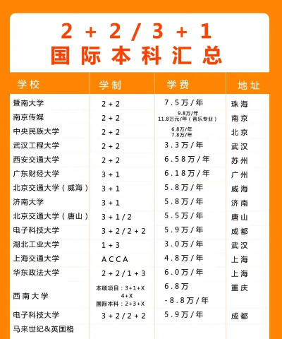 2024岭南大学2+2+1中外合作办学有什么专业 2024岭南大学2+2+1中外合作办学有什么专业