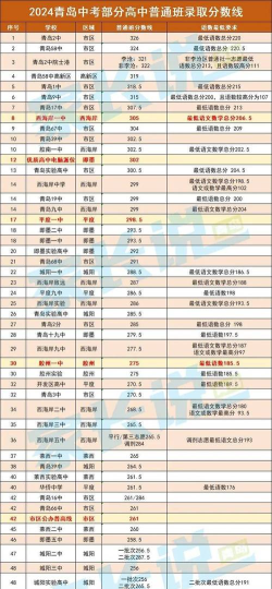 2024年青岛中考200-300分可以读什么学校 2024年青岛中考200-300分可以读什么学校