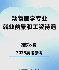 2024女生动物医学专业就业现状 2024女生动物医学专业就业现状