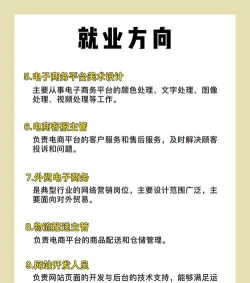 2024电子商务专业就业方向 2024电子商务专业就业方向