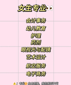 2024年初三的女生能学什么专业 2024年初三的女生能学什么专业