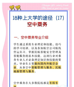 2024年学空乘要选择什么专业好 2024年学空乘要选择什么专业好
