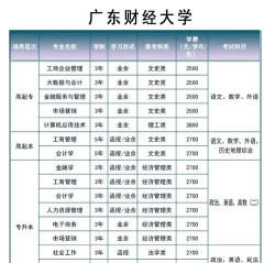 2024年去广财学什么专业好一点 2024年去广财学什么专业好一点