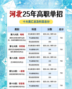 2025年河北单招类专业排名表 2025年河北单招类专业排名表