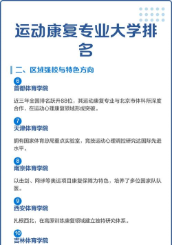 2025年康复学专业学校排名榜 2025年康复学专业学校排名榜