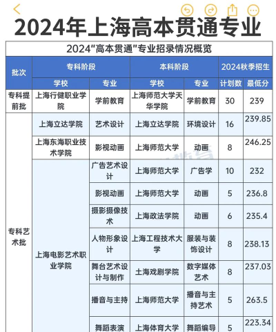 2024年上海合作办学专业排名 2024年上海合作办学专业排名