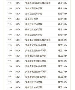 2024安徽学校热门专业排名 2024安徽学校热门专业排名