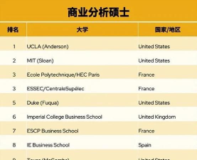2024年项目管理专业国际排名 2024年项目管理专业国际排名